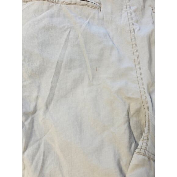 Outdoor element mens XL convertible zip off pants khaki nylon with belt * FLAWS^ - Picture 3 of 10